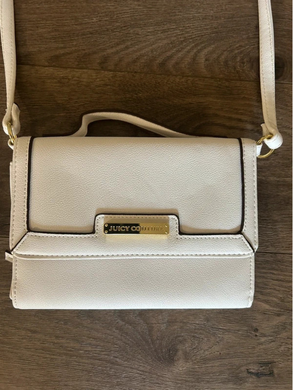 Vintage Y2KJuicy couture crossbody white purse